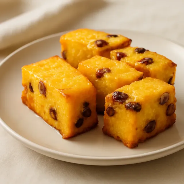 Calzagatti (โพเลนต้าทอดและถั่ว)