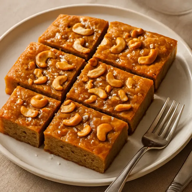 Жевательные брауни с арахисовым маслом