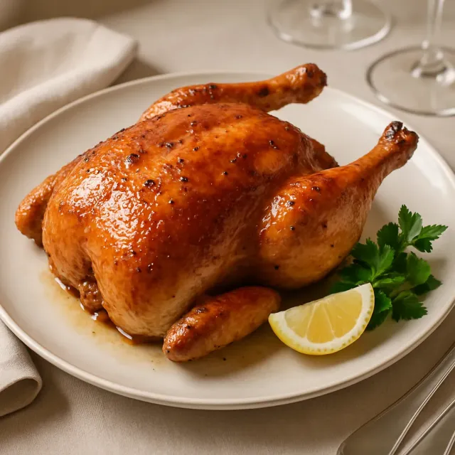Poulet Roti a l'Algerienne (Pollo Asado Argelino)
