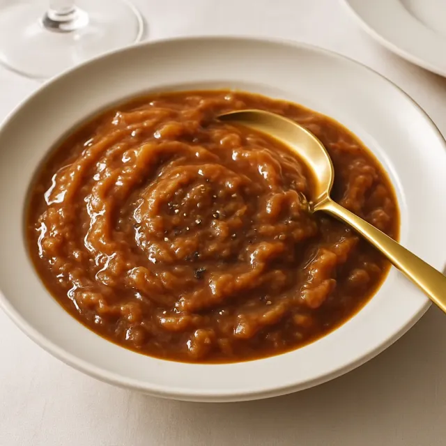 Molho de Cebola para Salsichas e Purê Britânicos