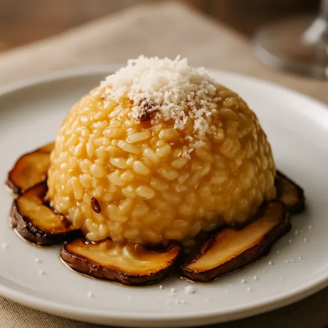 Risotto de Champiñones Chanterelle