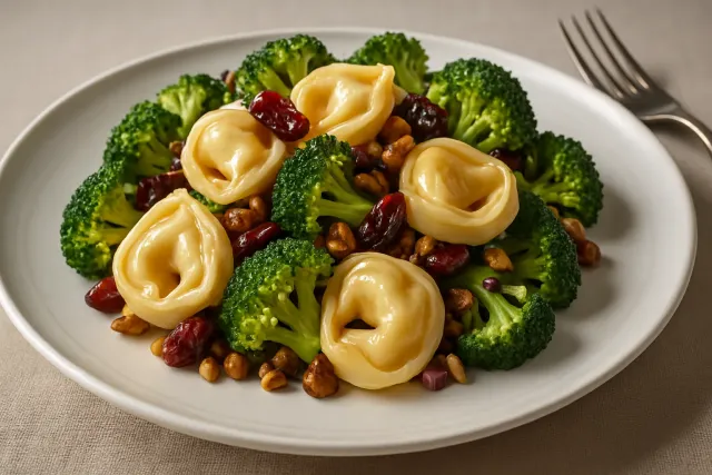 Salada de Brócolis e Tortellini