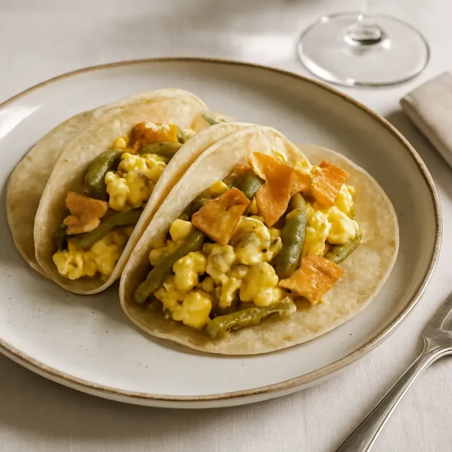 Migas Kahvaltı Tacos