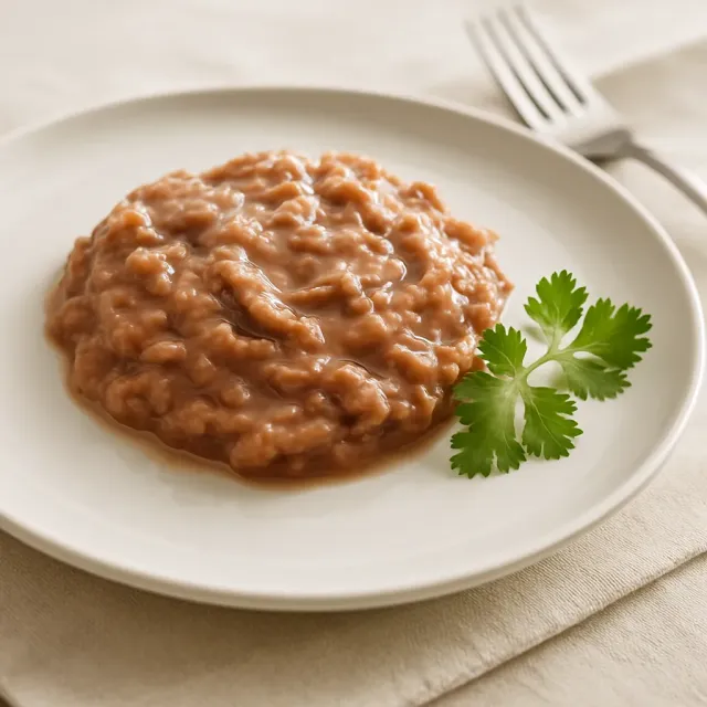 Fagioli rifritti alla pentola a pressione