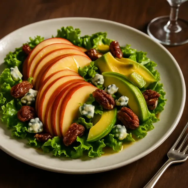 Salada de Pera com Roquefort