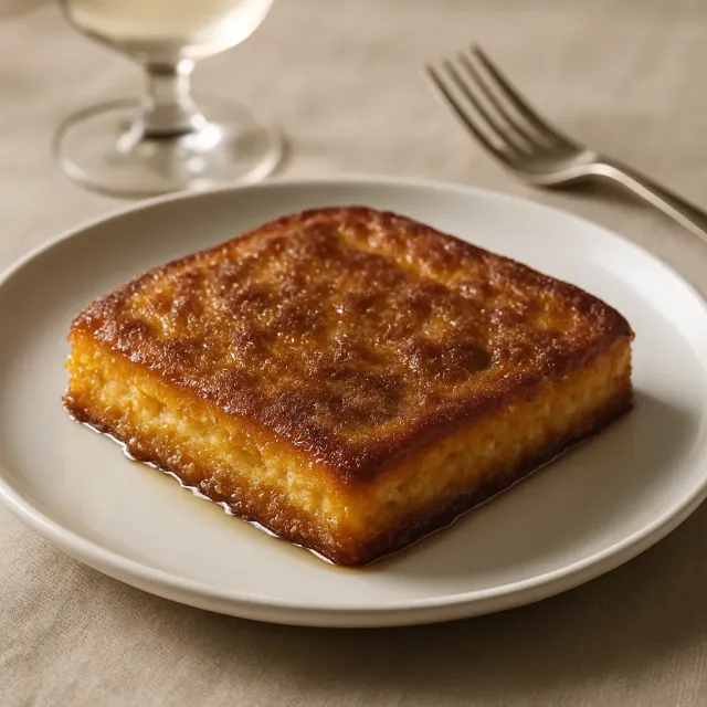 Orange Spice Garbanzo Cake