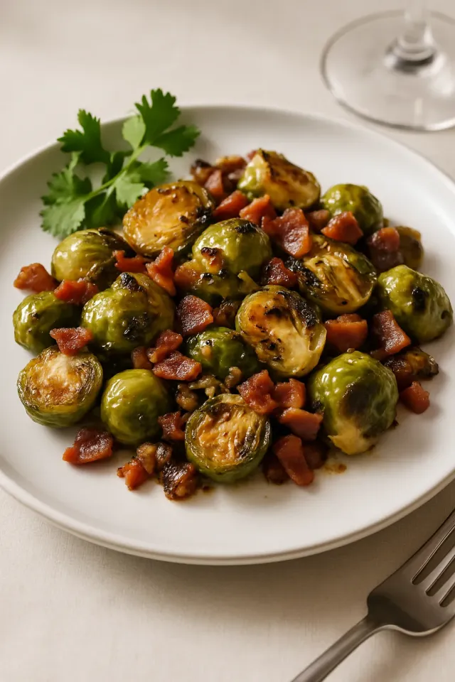 Coles de Bruselas con Queso y Bacon