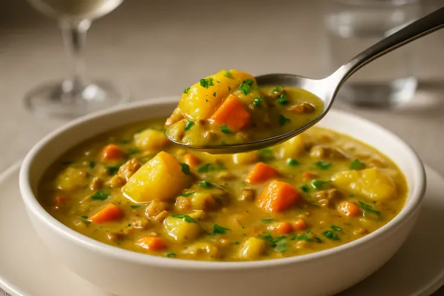 Vegane Spalterbsensuppe