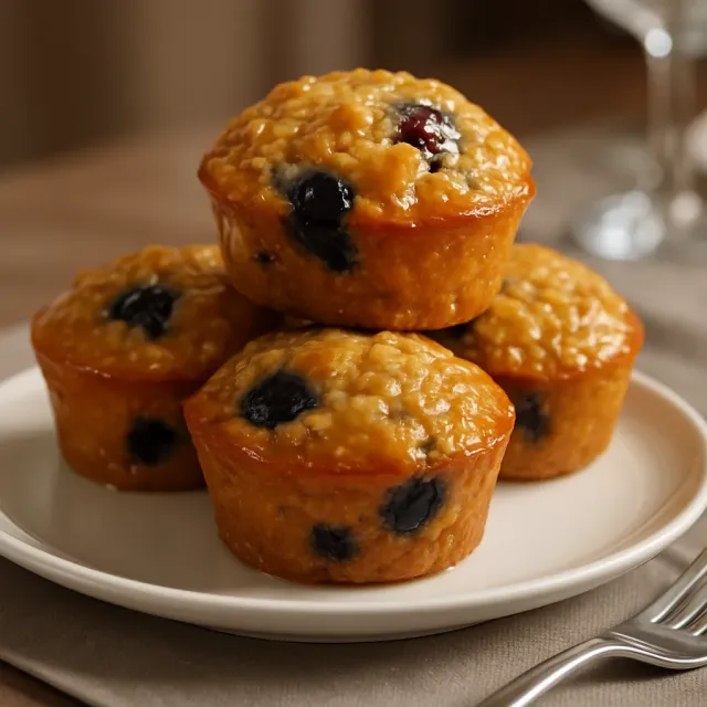 Blueberry Cornmeal Muffins