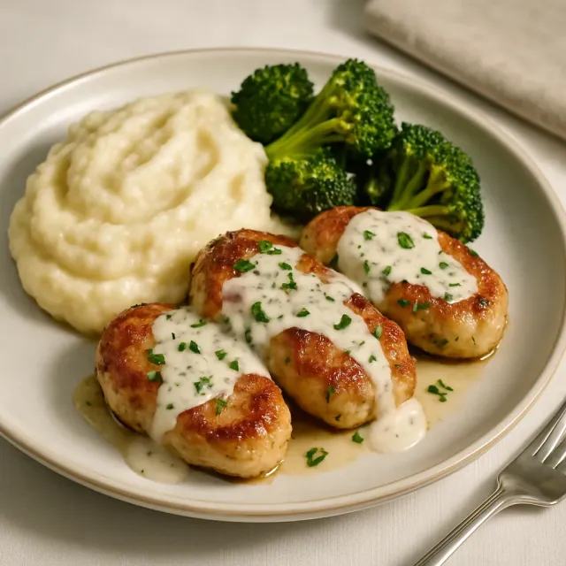 Tavuk Cordon Bleu Köfteler