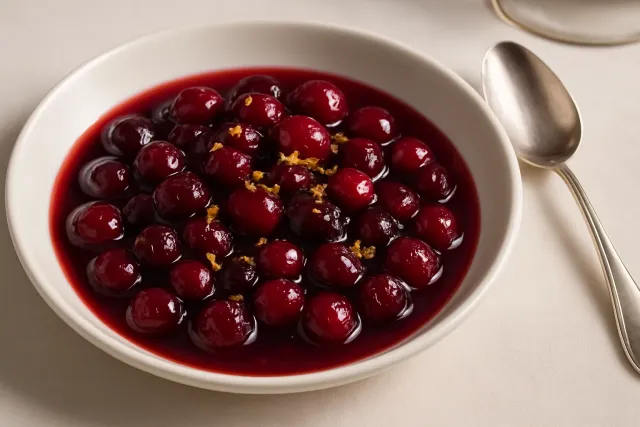 Клюквенный соус с бурбоном