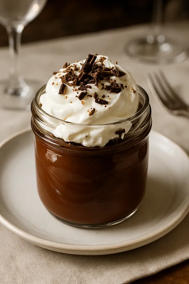Mousse de Chocolate Escuro do Chef John