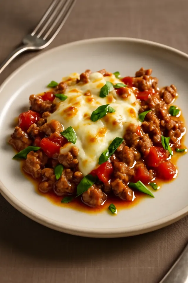 Cheesy Hamburger Rice Casserole