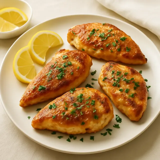 Простая курица в панировке из пармезана