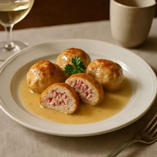 Keto Chicken Cordon Bleu Meatballs
