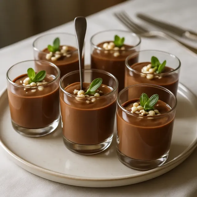 Mousse de Chocolate Francês com Laranja