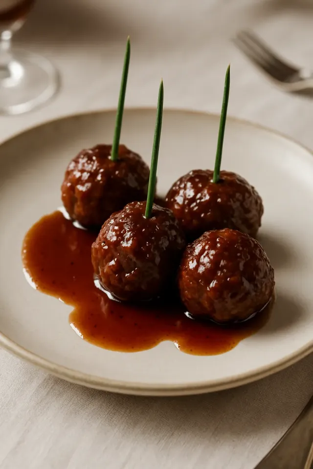 Grape Jelly Meatballs