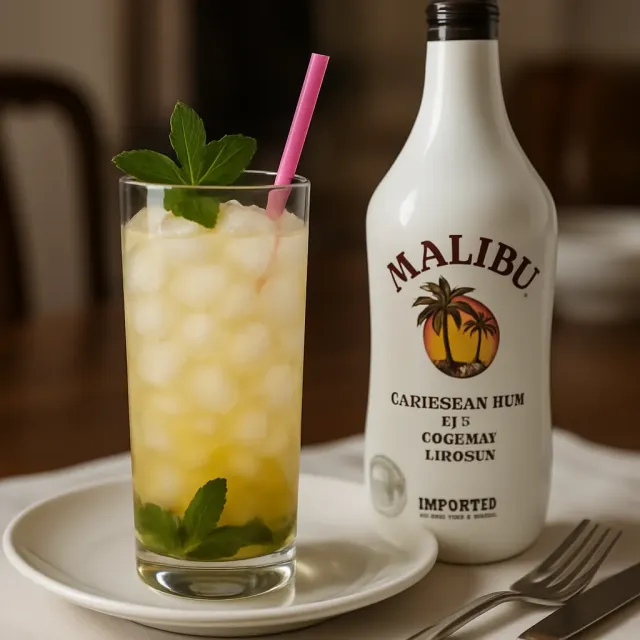 Mojito de Manga e Hortelã