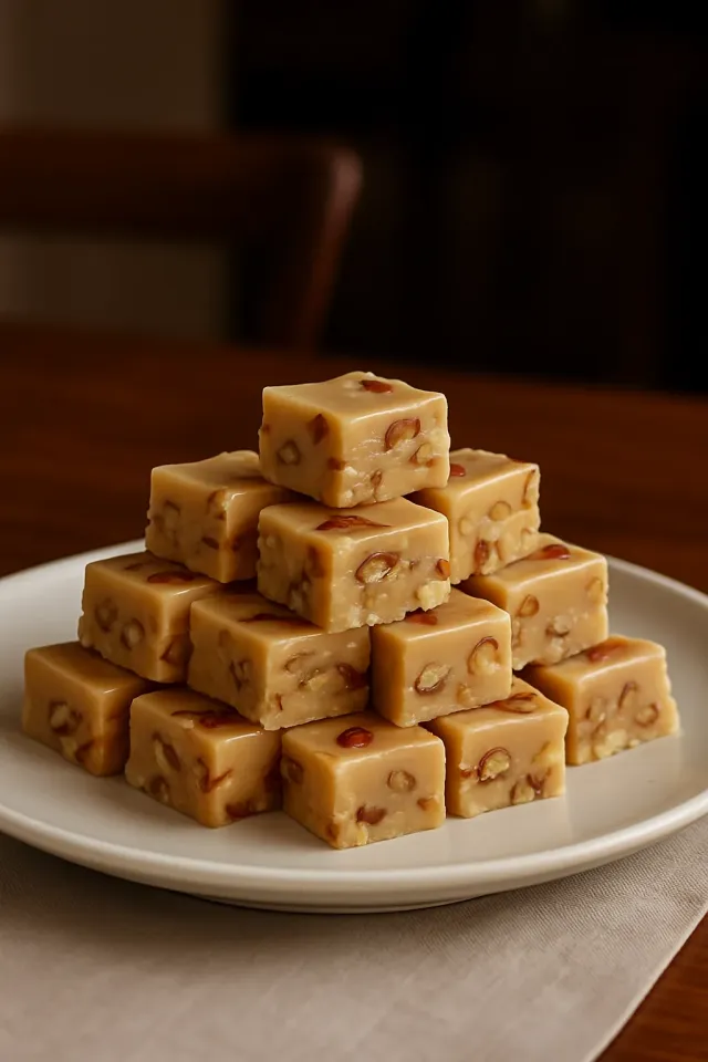 Fudge de Mantequilla y Pacanas