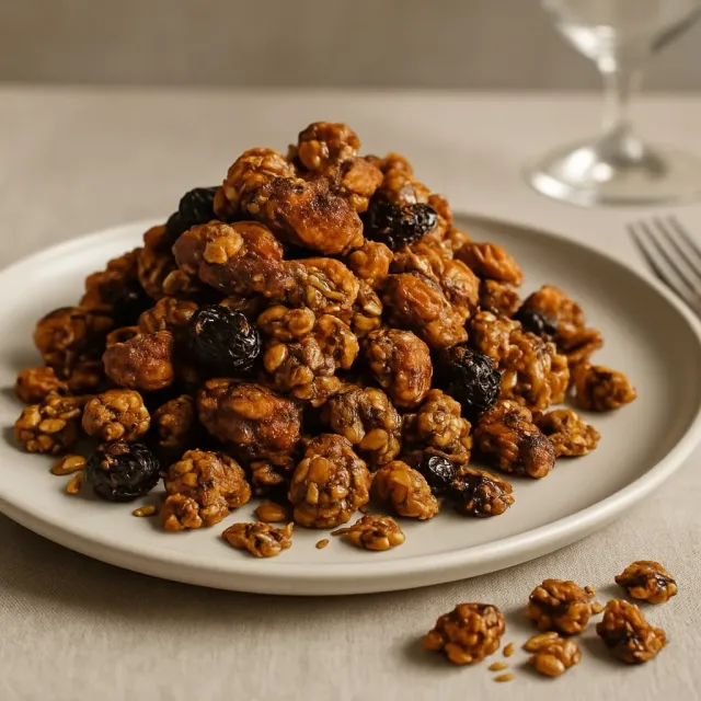 Granola Doce de Nozes e Sementes