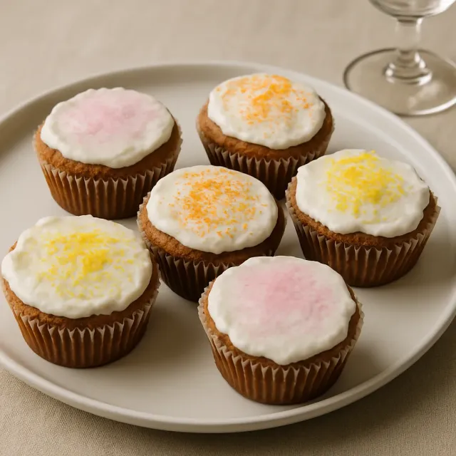 Cupcakes de Baunilha Úmidos