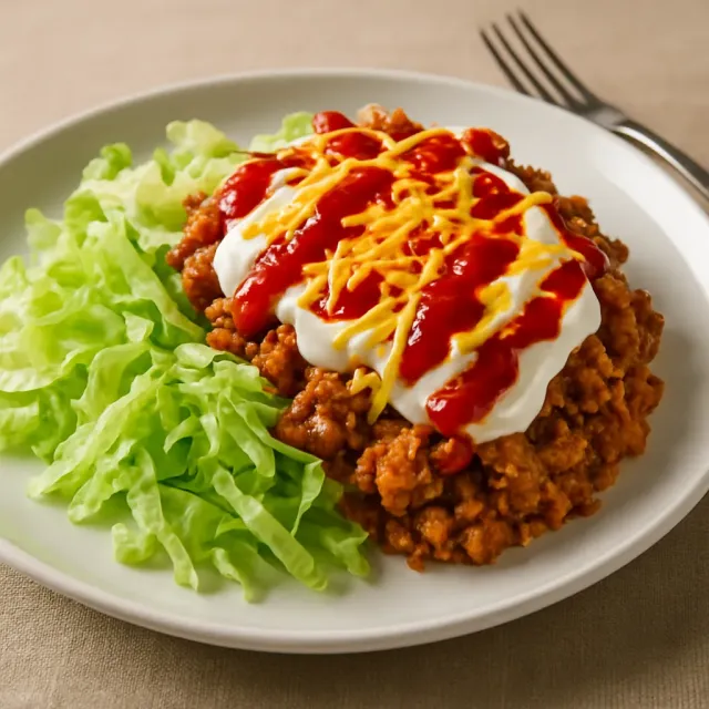 Tater Tot Taco Casserole with Queso
