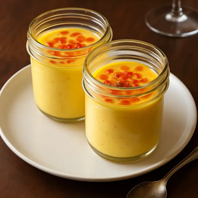 Schinken und Cheddar Sous Vide Eibissen