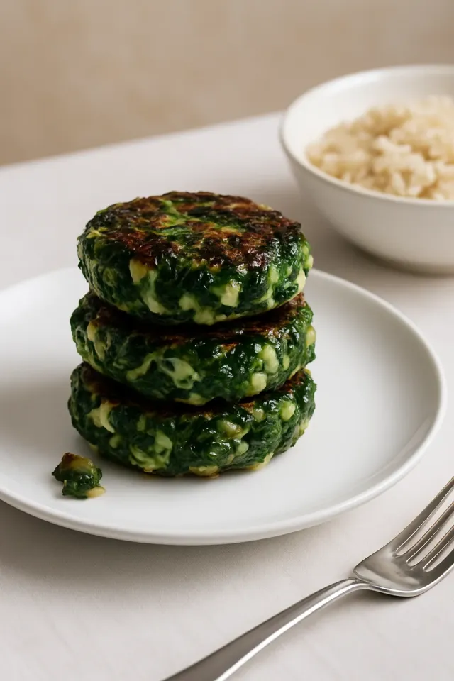 Spinach and Meat Cakes