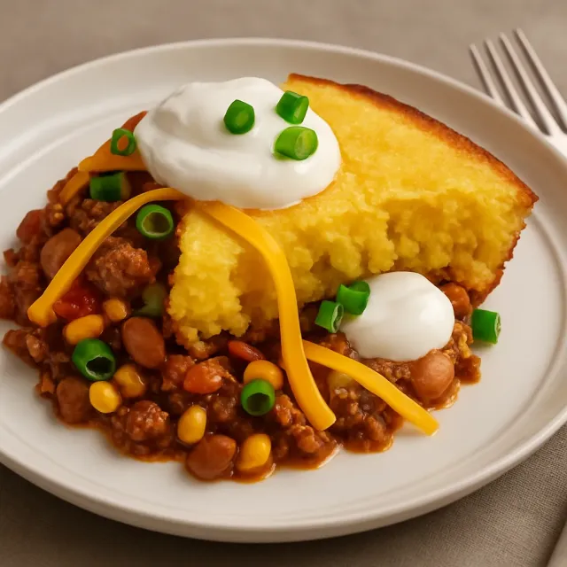 Cornbread Taco Bake