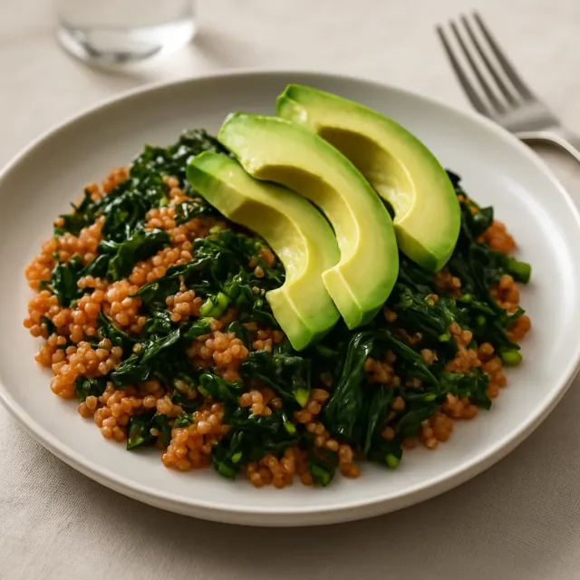 Knoblauch-Grünkohl-Quinoa