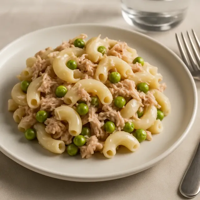 Atum, Macarrão, Picles e Queijo
