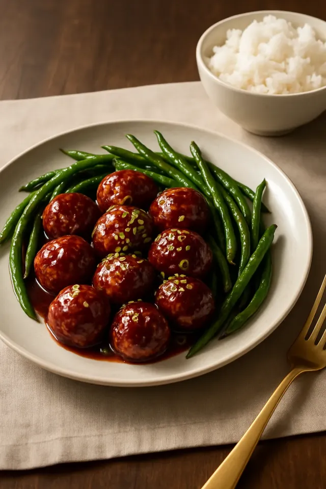 Hoisin-Glazed Meatballs