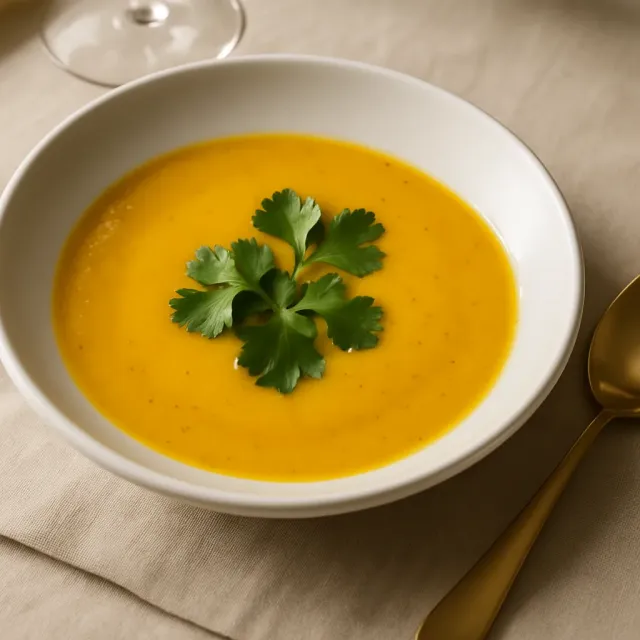 Soupe de courge butternut à la cocotte-minute