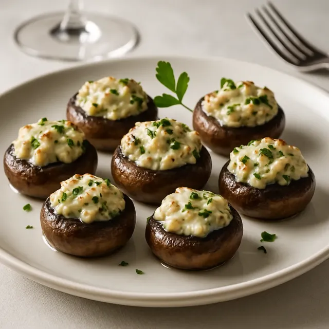 Chicken-Stuffed Mushrooms