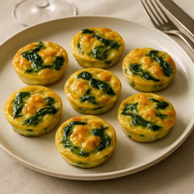 Bouchées de Quiche aux Asperges et Jambon
