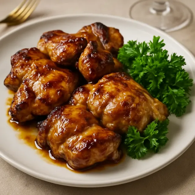 Coxas de Frango com Mel e Mostarda na Fritadeira a Ar