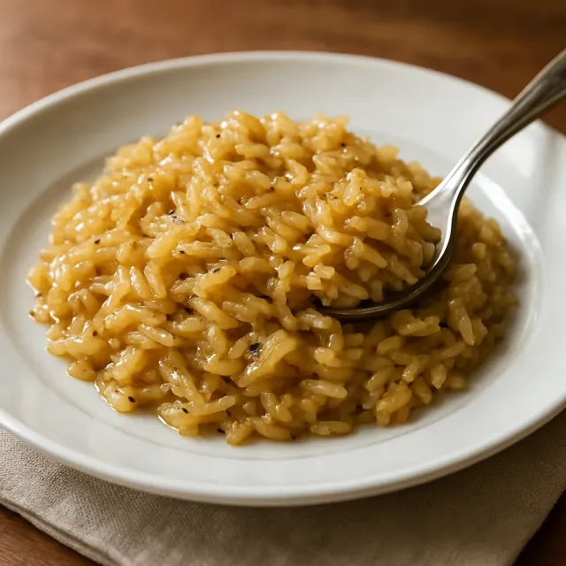 Budín de arroz rápido