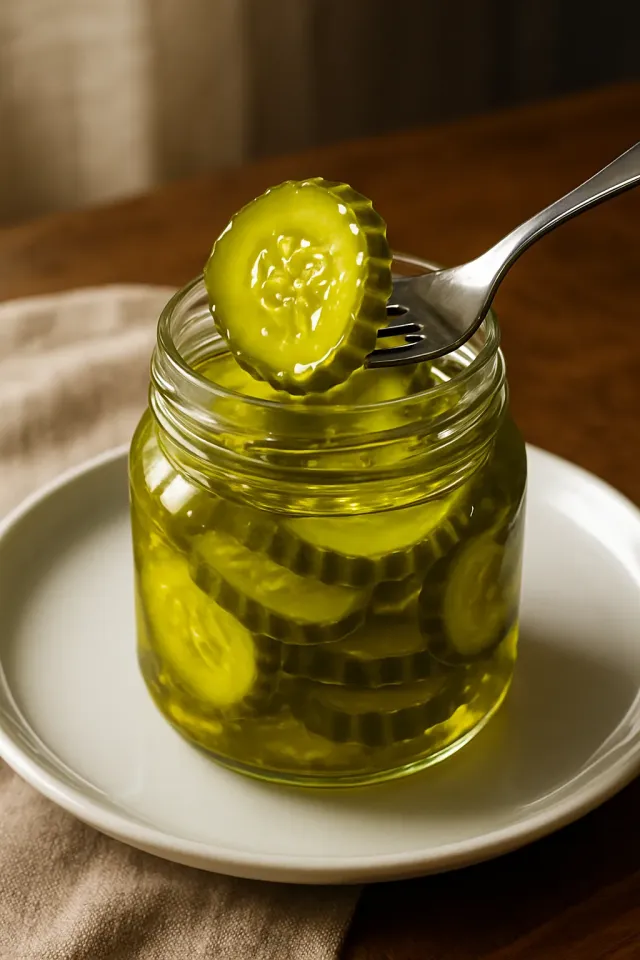 Cetriolini dolci al microonde