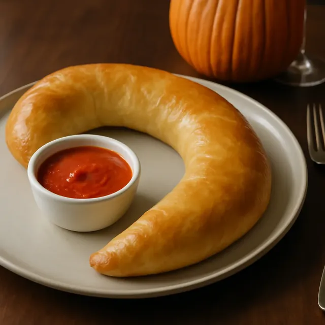 Spooky Calzone Snake