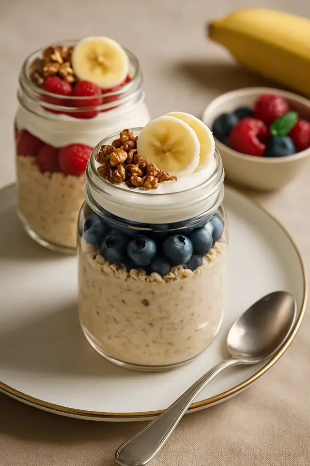 Quaker® Banana Bread Overnight Oats