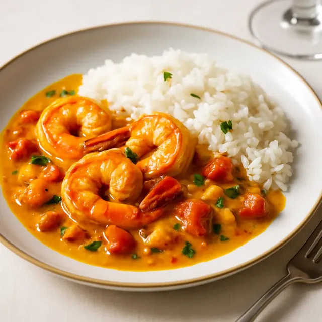 Curry de Camarones Indio