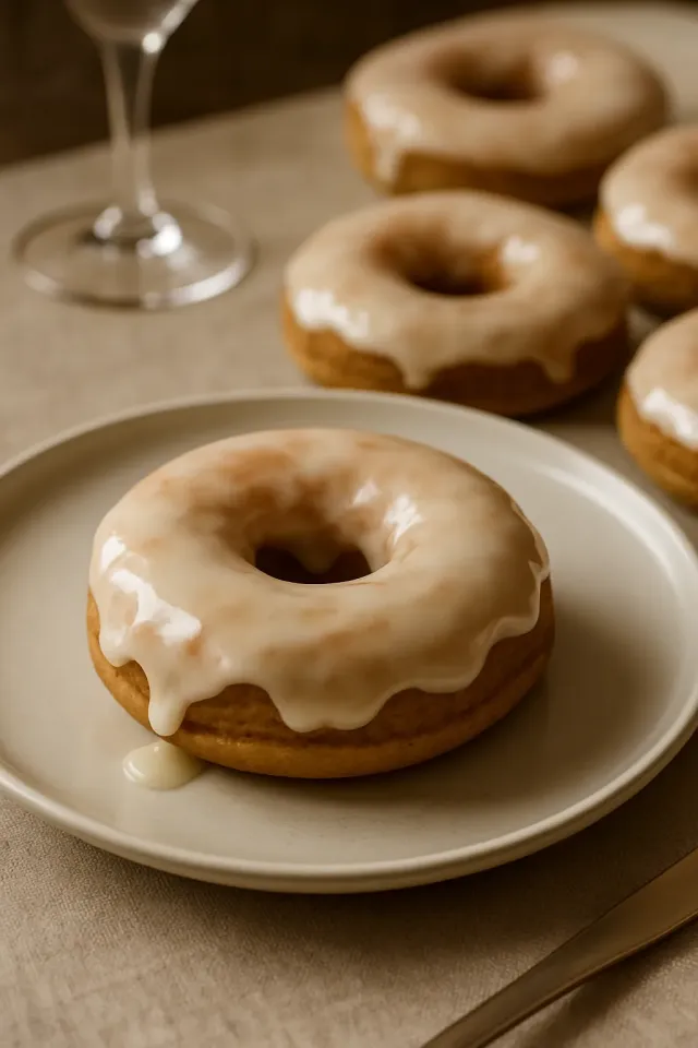 Donuts à la citrouille glacés