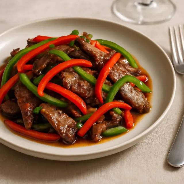 Bœuf au Gingembre Croustillant
