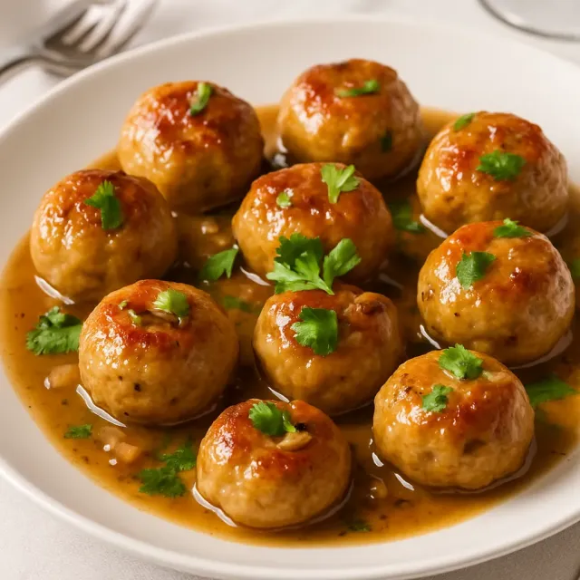 Chicken Piccata Meatballs
