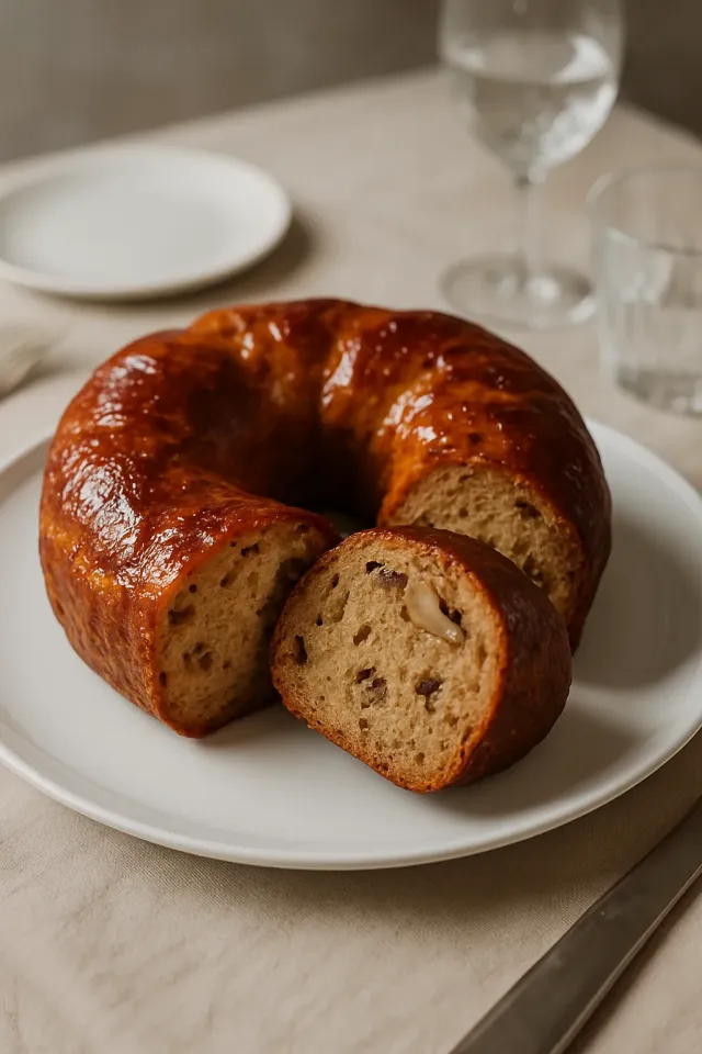 Bolo de Frutas com Damasco