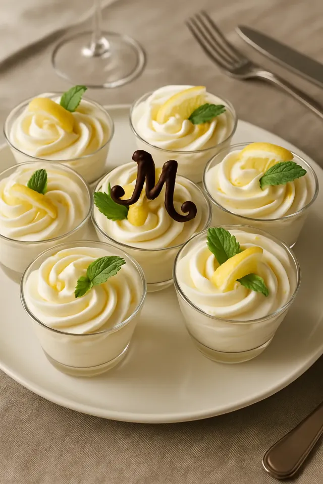 Mousse al Formaggio e Limone