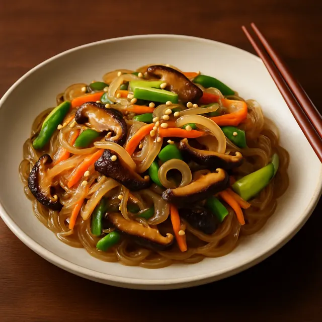Japchae Korean Glass Noodles