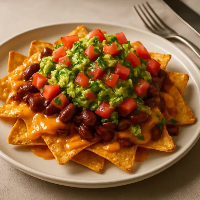 Nachos Vegan Penuh Topping