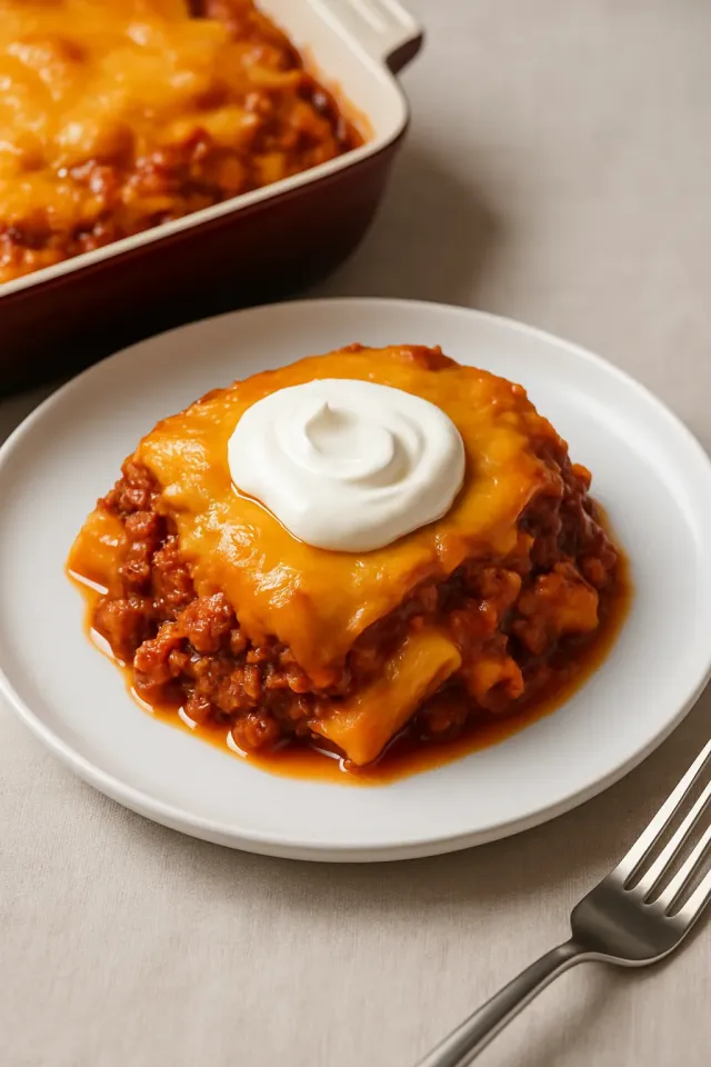 Gnocchi Assado com Carne Moída de Peru e Molho Marinara