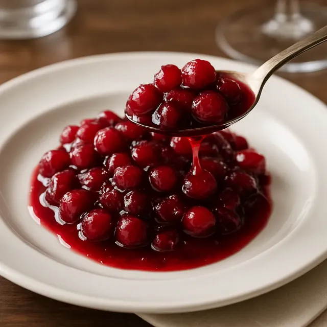Molho de Cranberry da Mãe da Becky